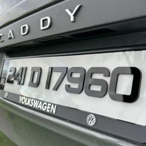 3mm 4D Metro Font Plates | Custom Car Plates Ireland