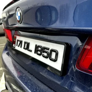 5mm Gel Metro Font Number Plates | Premium Car Plates Ireland